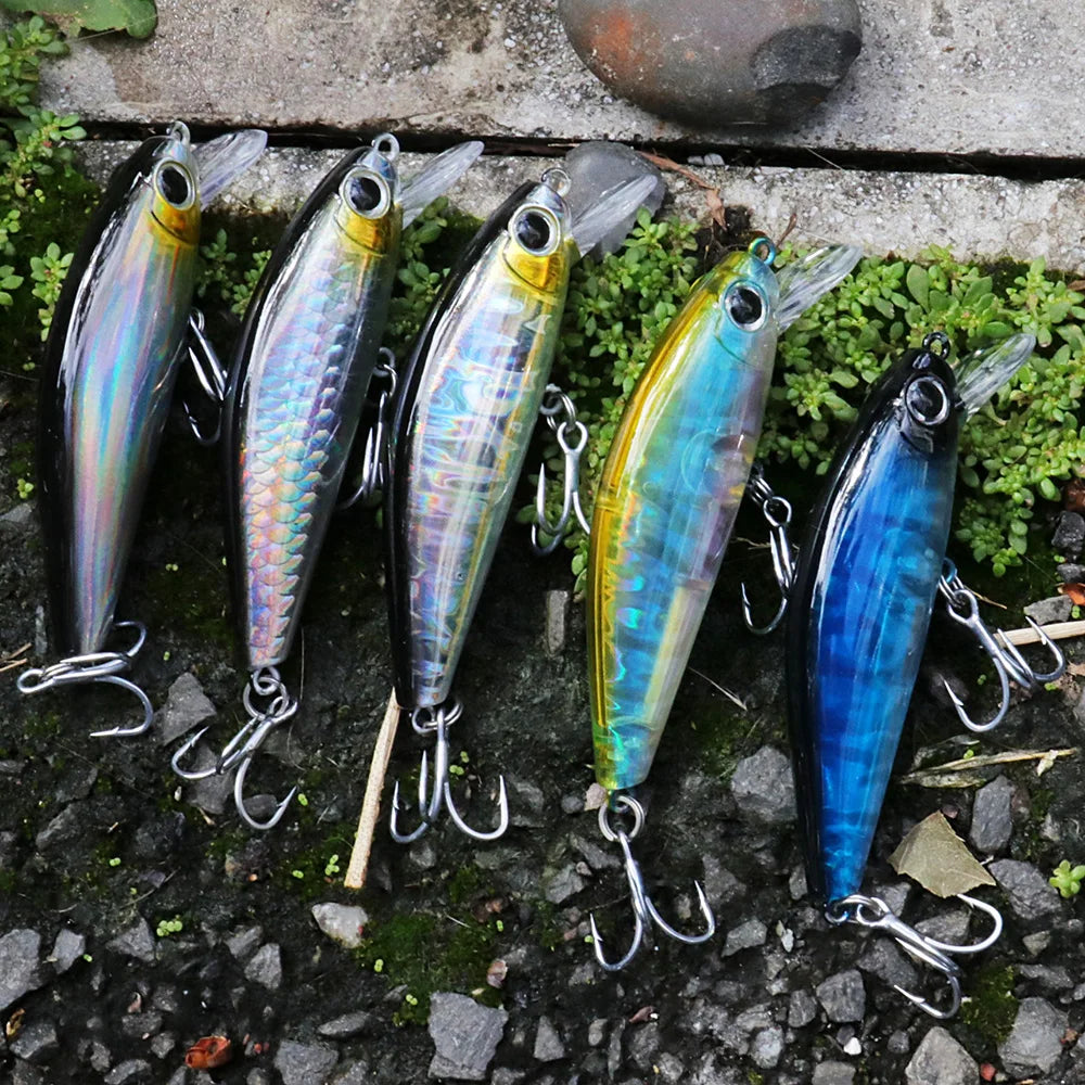 Isca artificial de silicone tipo minnow, 11g, 7cm, estilo popper longo, ideal para pesca de carpa. Compatível com anzóis 3D, crankbaits e jerkbaits.